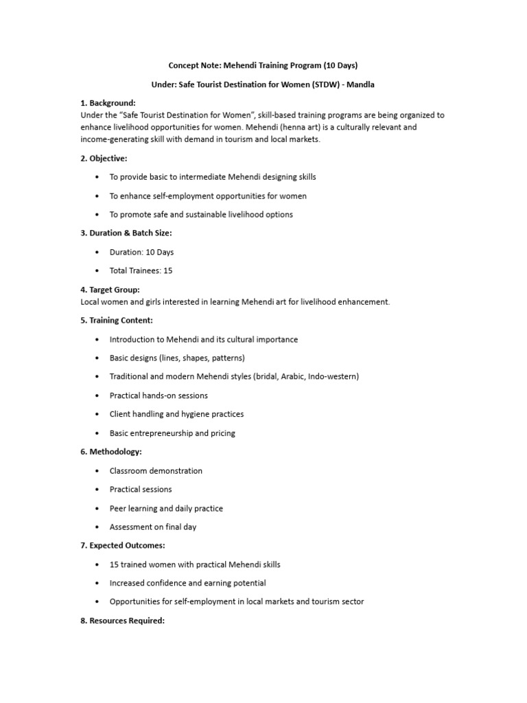 Concept Note | PDF