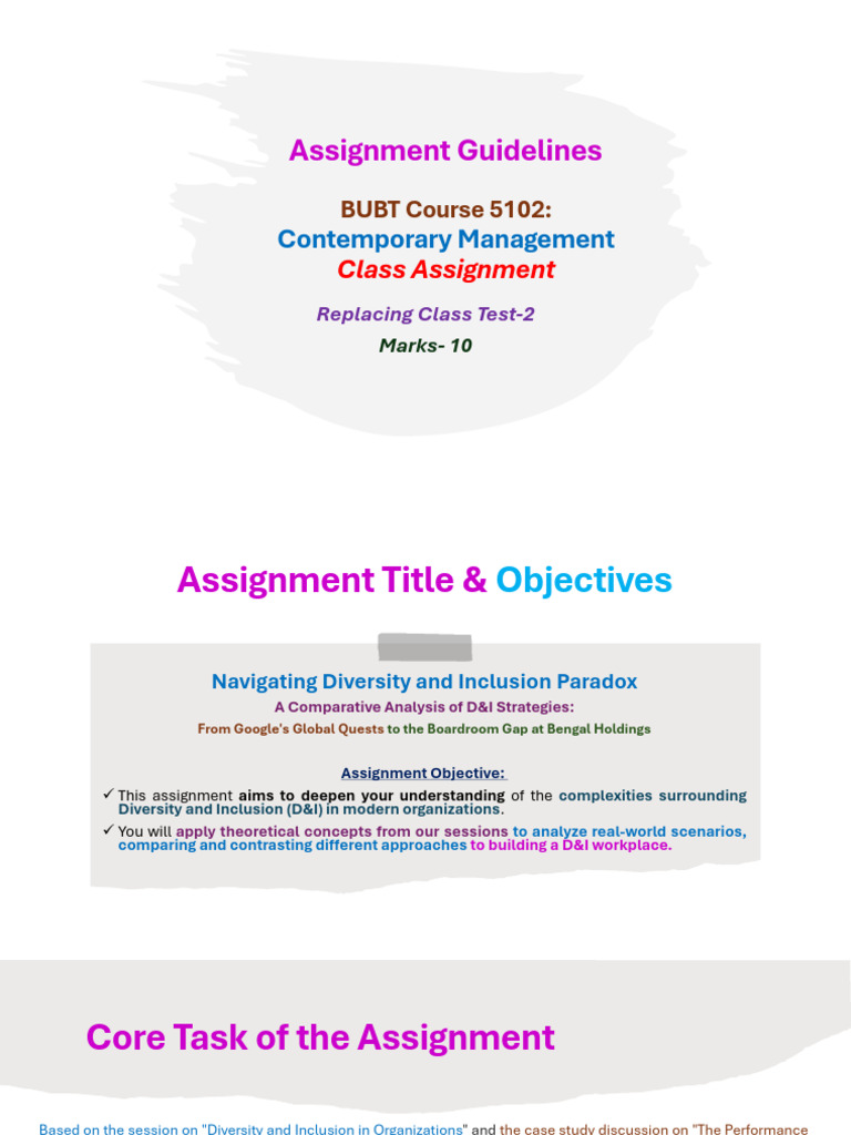 Assignment Guidelines With Model Assignment | PDF | Note (Typography ...
