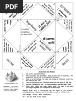 Printable Chatterbox Template Guide | PDF | Hand