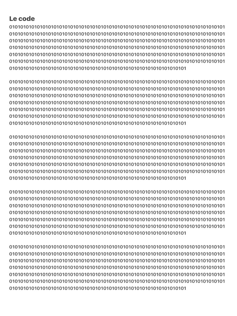 Le Code | PDF