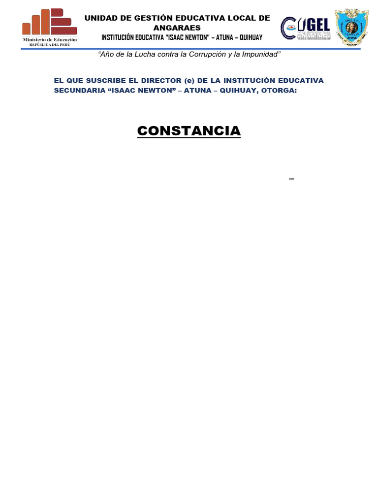Certificado Atuna | PDF