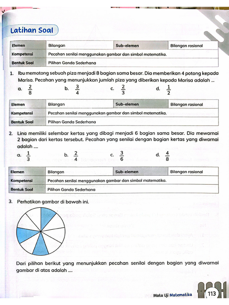 Tka Latihan Soal Math | PDF