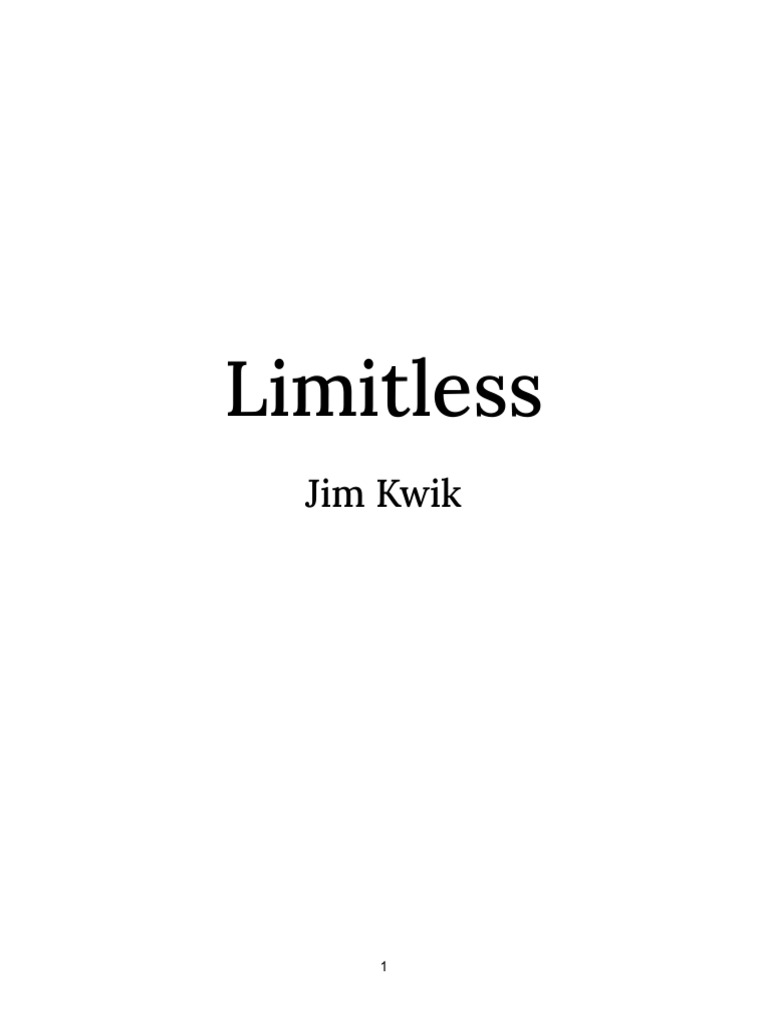 Limitless - Hinglish Summary | PDF