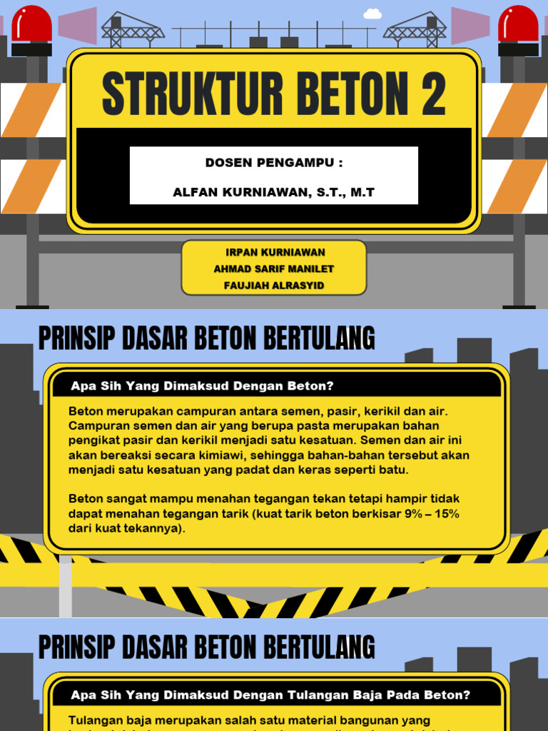 Struktur Beton 2 - Irpan - Sarif - Faujiah | PDF