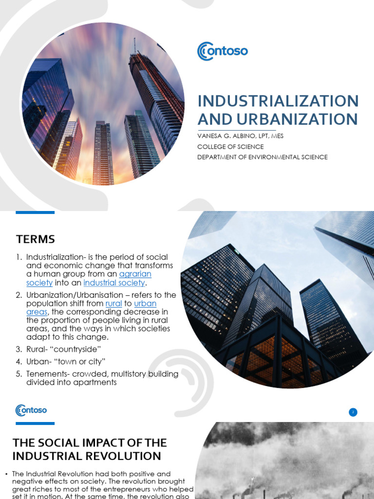 Industrialization and urbanization | PDF | Industrial Revolution ...