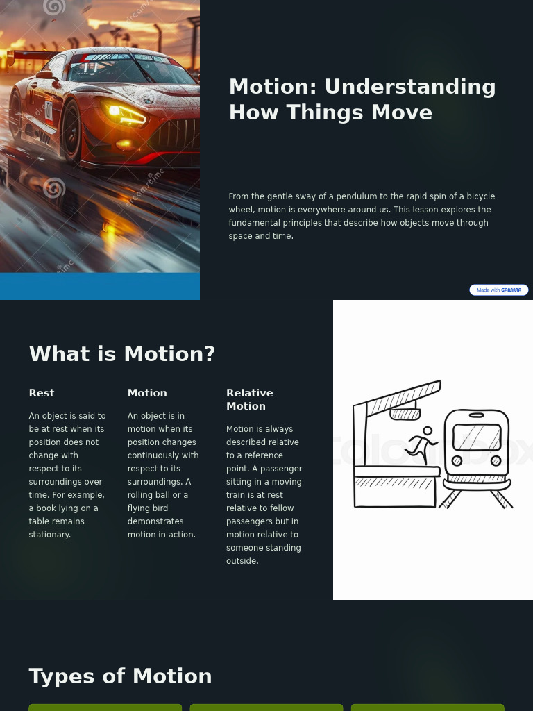 Motion Understanding How Things Move | PDF | Velocity | Acceleration