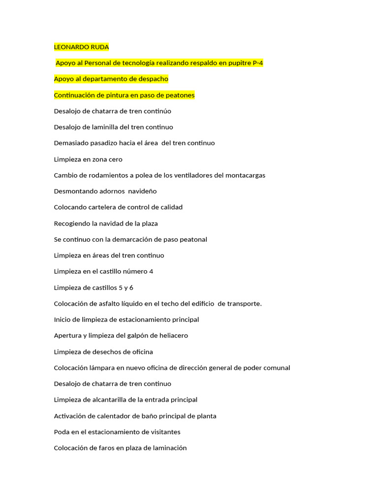 Reporte para El Informe de Gestion | PDF | Motores | Laminado ...