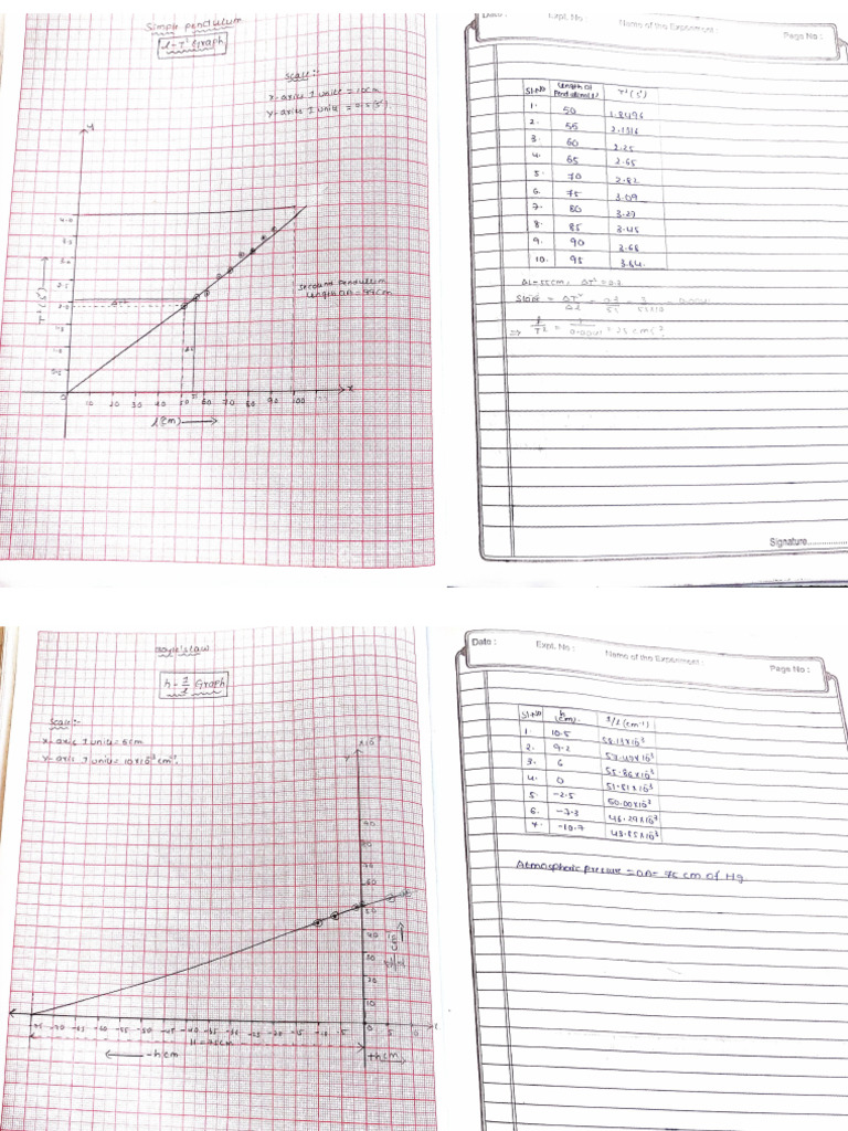 Physics Practical Graph ? | PDF