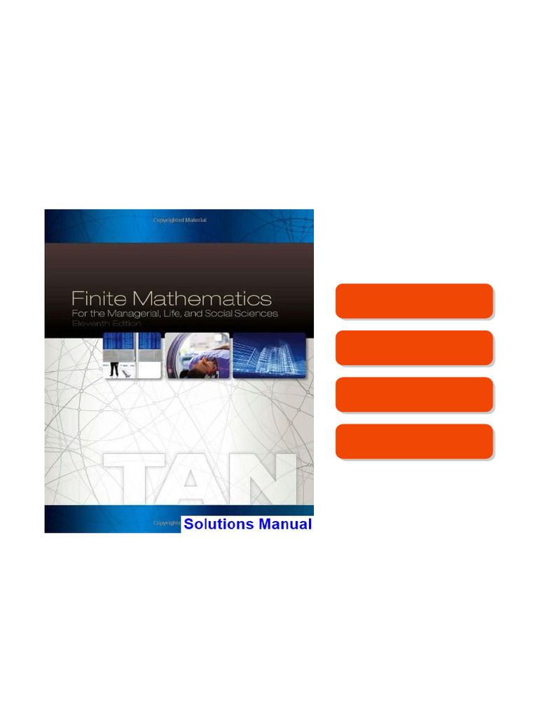 Finite Mathematics for the Managerial Life and Social Sciences 11th ...