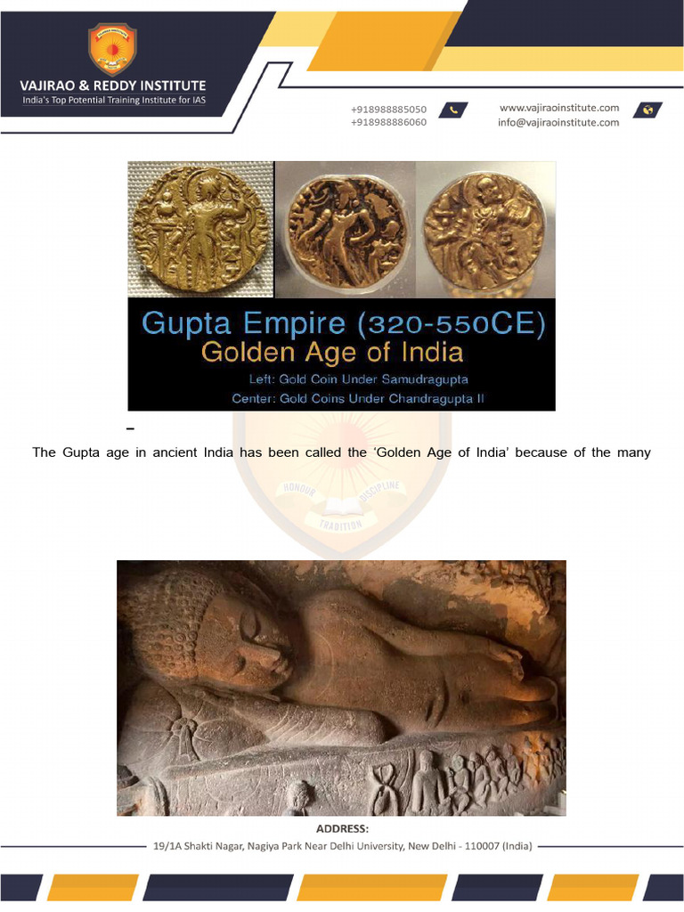 Ancient History - Gupta the Golden Age of India - Puneet Bhatia Sir ...