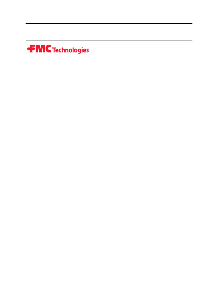 FMC Rig Up Standard | PDF