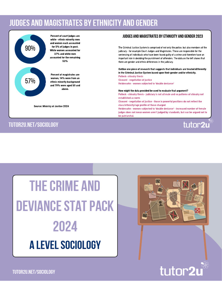 Crime and Deviance - Stat Pack Booklet | PDF | Crimes | Crime & Violence