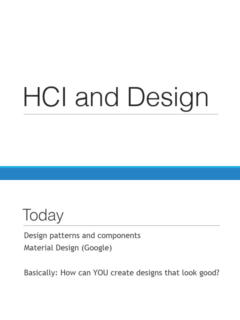 Lecture12-Hierarchy, Patterns, And Components | PDF