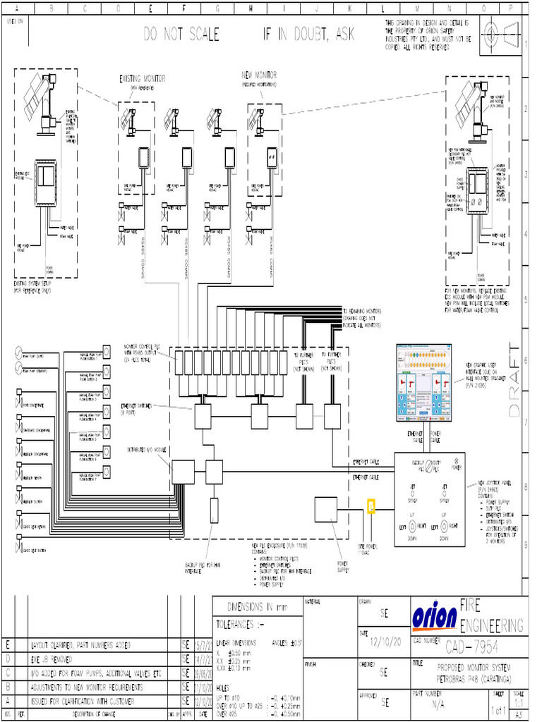 MI 752 004 CAD 7954 E Proposed System Schematic | PDF