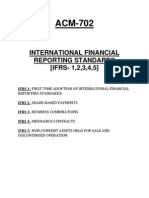International Financial Reporting Standards (IFRS-1,2,3,4,5)