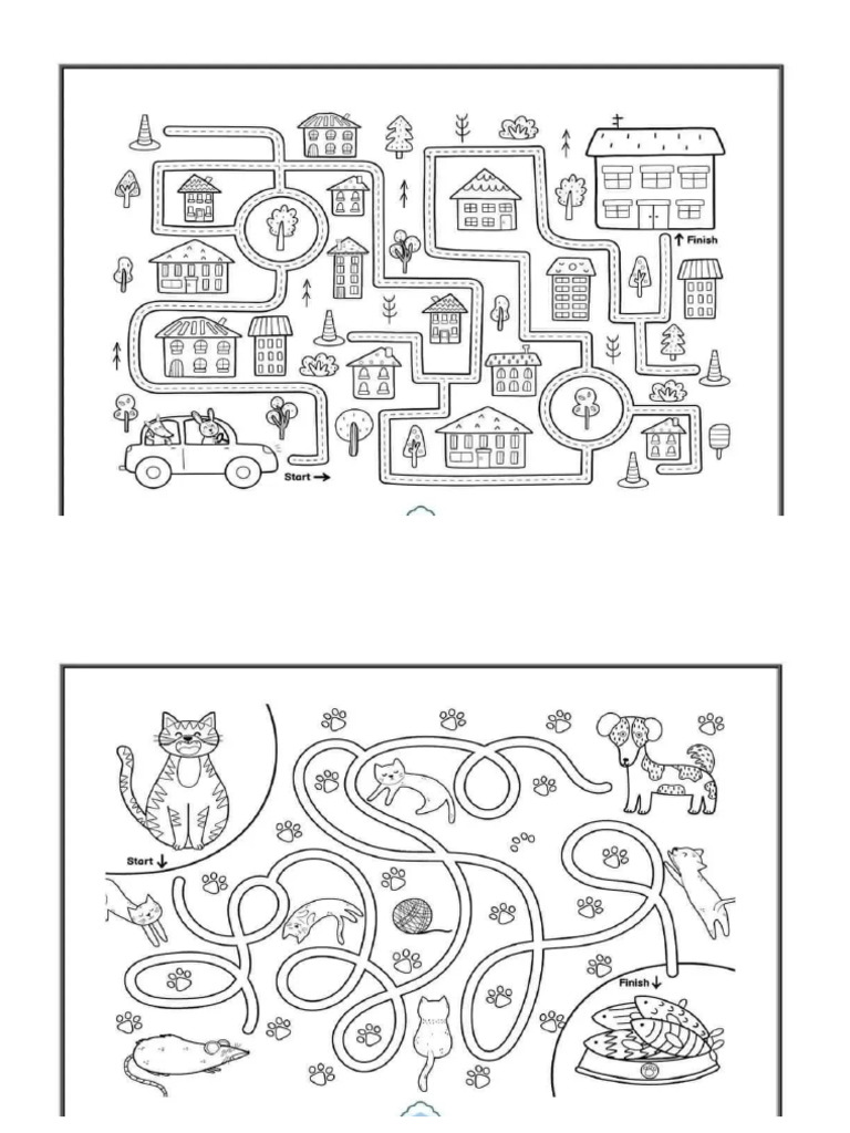 Labirintos infantil | PDF