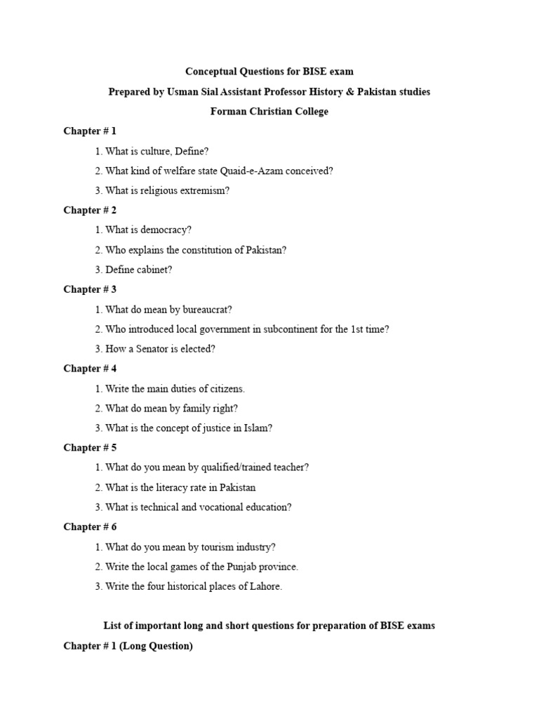 Important Questions 1 | PDF