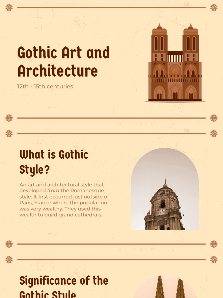 Gothic Art and Architecture | PDF