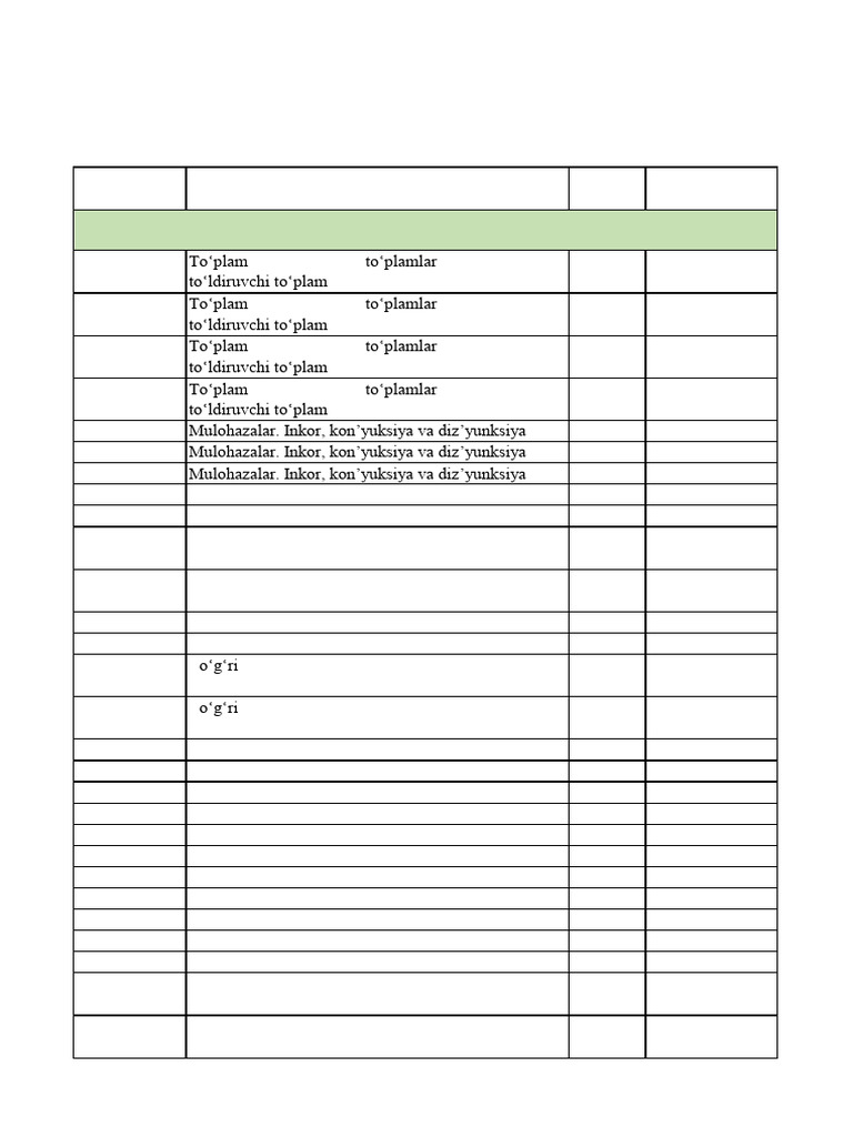 10 SINF Algebra | PDF