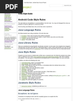 Download Code Style Guide - Android Open Source Project by rainymanyu SN102264691 doc pdf
