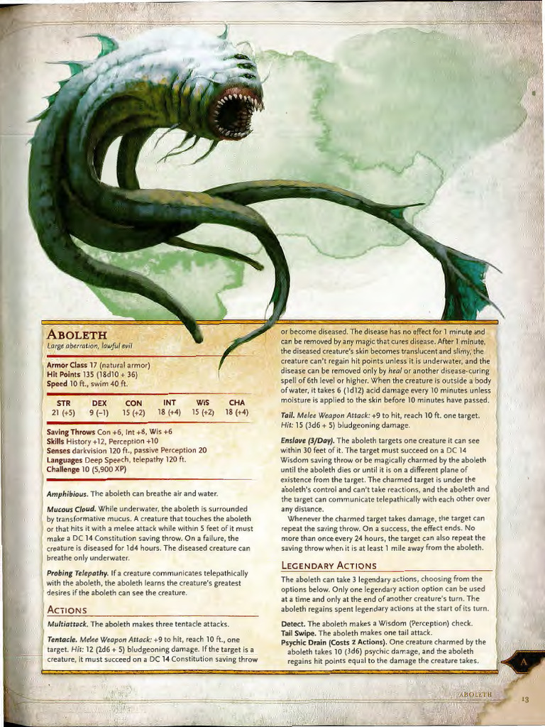 Aboleth | PDF