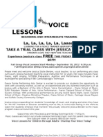 Free Trial Voice Lesson This Friday With Jessica @dance Pointe Performing Arts Center