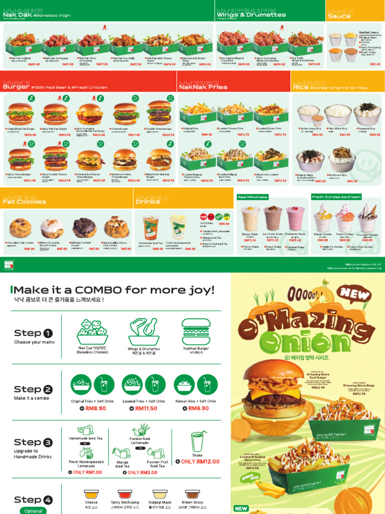NakNak Full Menu | PDF