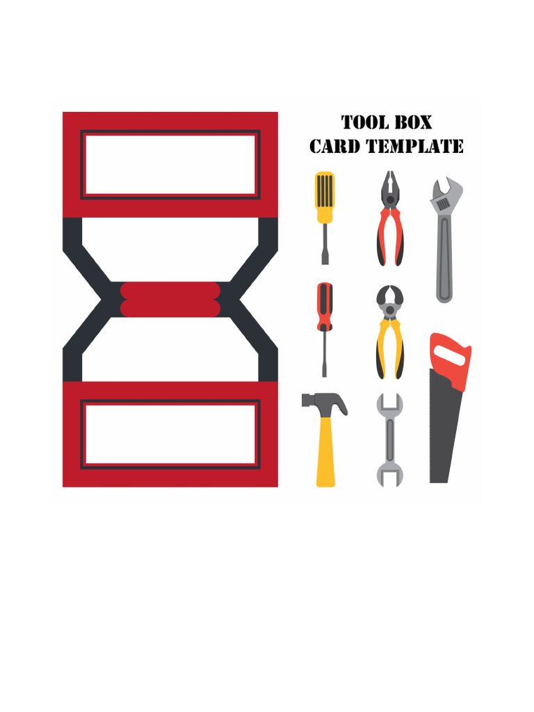 Printablee.com Tool Box Card Templates Printable 415454.Jpg | PDF