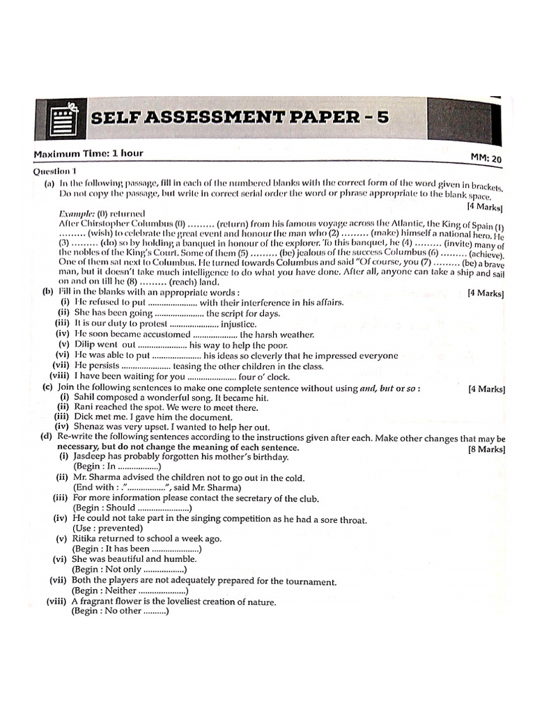 Grammar Prinouts for Class Work | PDF