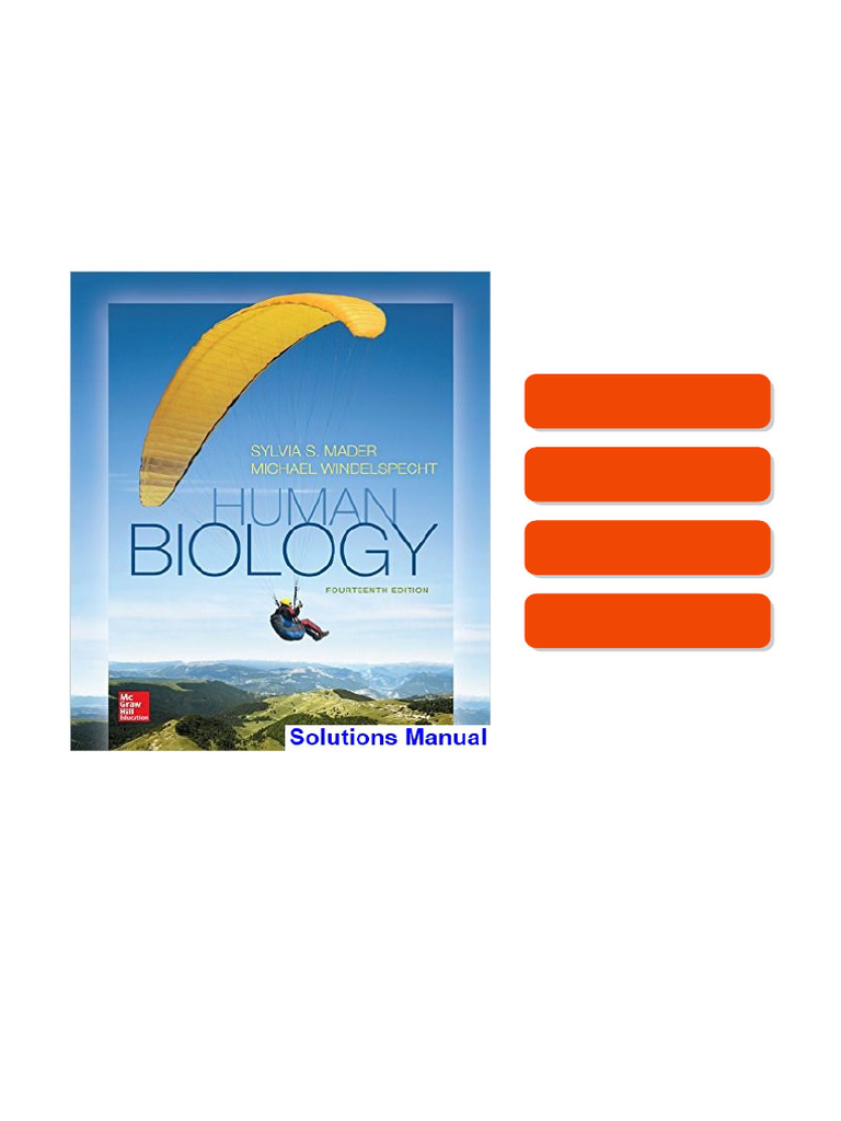 Human Biology 14th Edition Mader Solutions Manual Direct Download Link ...