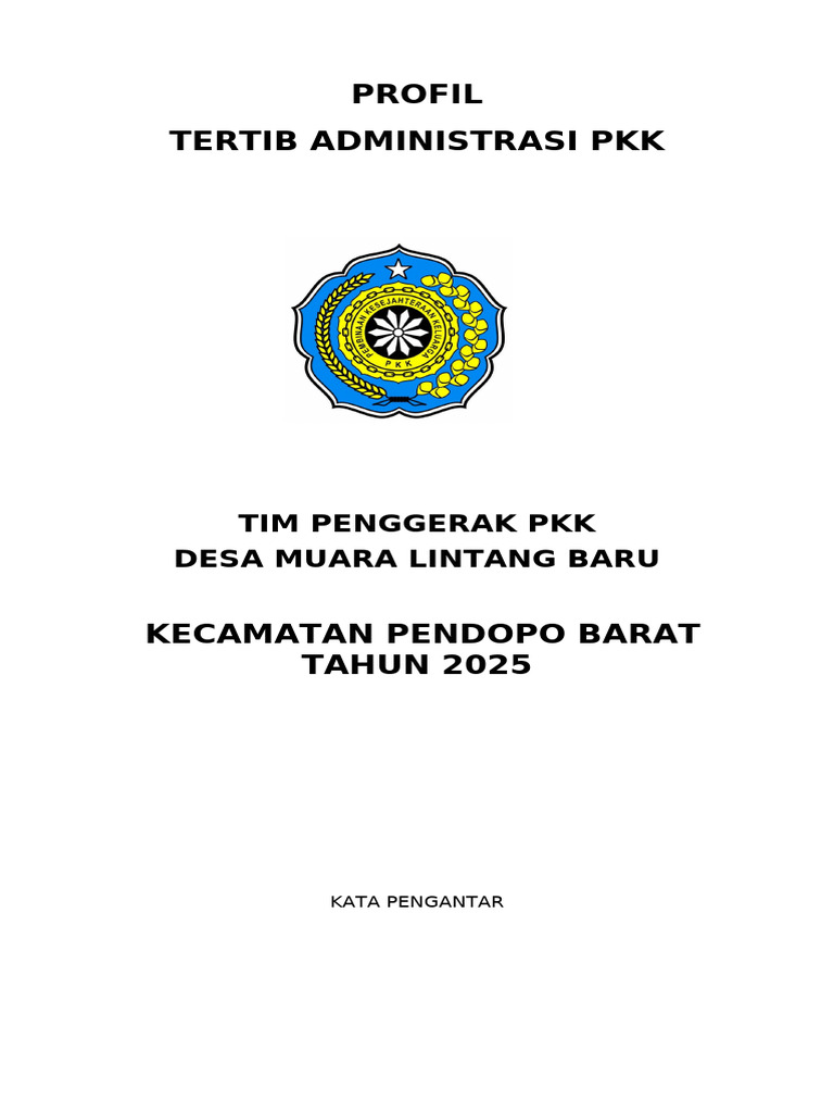 PROFIL ADMINISTRASI KECAMATAN POBAR 2026 | PDF