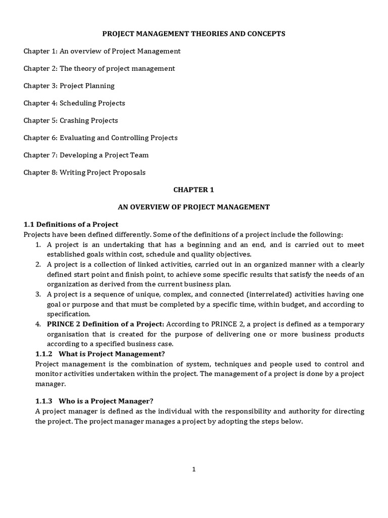 PROJECT Management -PMR | PDF