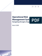 Operational Risk Management Systems 2008