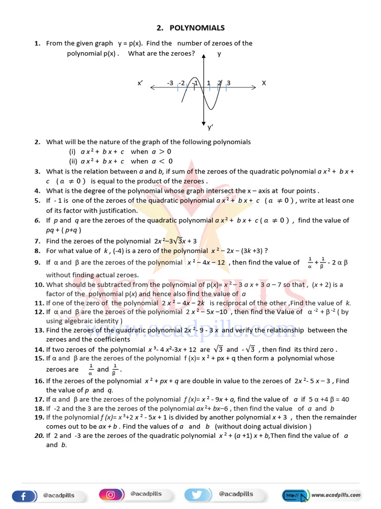 Math 10th Polynomial | PDF | Algebra | Numerical Analysis