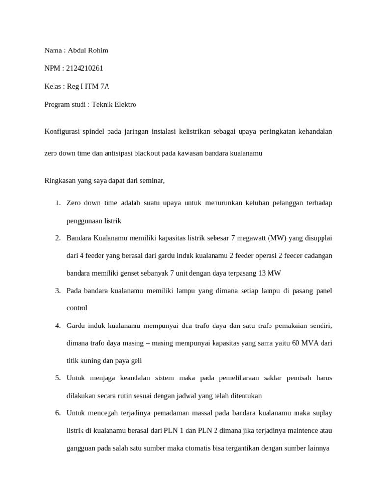 Abdul Rohim 2124210261 | PDF
