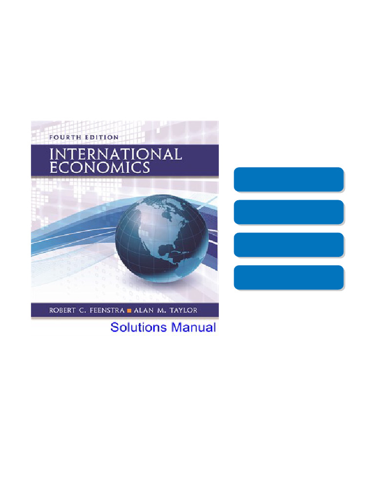 International Economics 4th Edition Feenstra Solutions Manual premium download | PDF