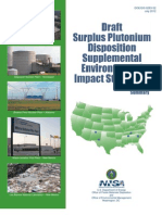 Draft Surplus Plutonium Disposition Supplemental Environmental Impact Statement