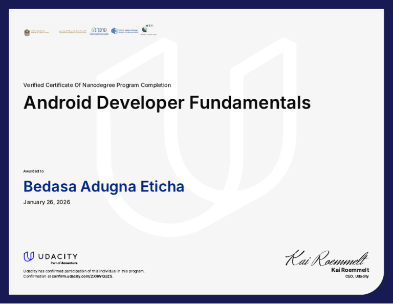 Android Developer Certificate | PDF