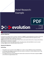 Hotel Example - Evo Research