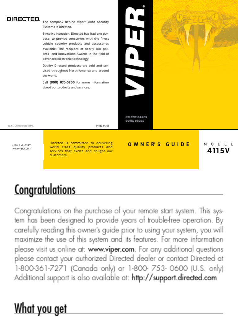 G4115V viper | PDF