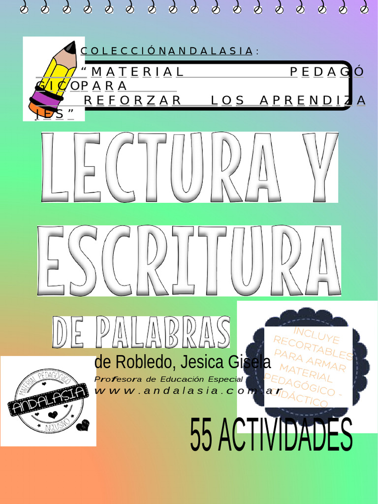 Cuadernillo LECTURA Y ESCRITURA DE PALABRAS | PDF
