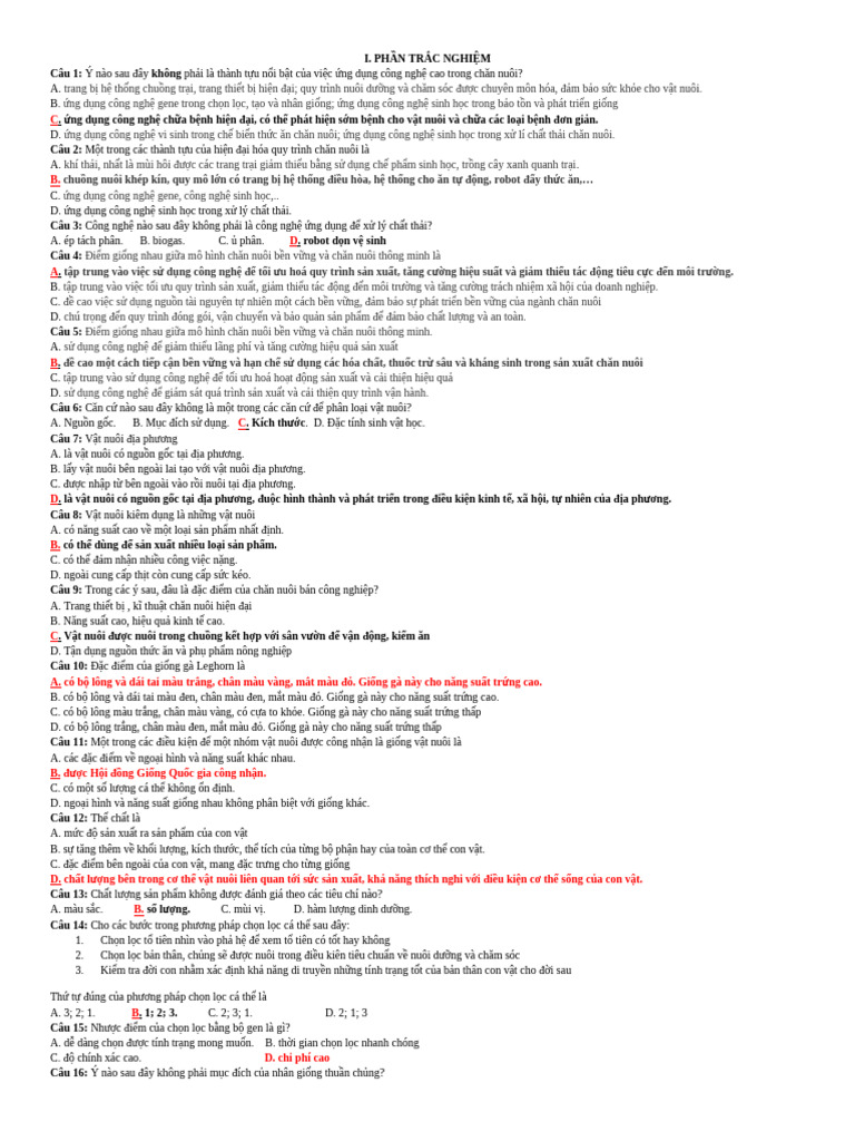 ĐA - ĐỀ CƯƠNG ÔN TẬP CUỐI HKI CN Lớp 11 | PDF