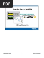 Introduction To LabVIEW 8.6 in 6 Hours