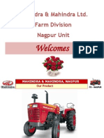 Mahindra & Mahindra Ltd. Farm Division Nagpur Unit: Welcomes