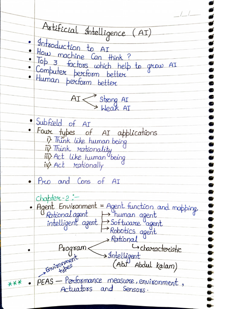 AI(FULL NOTES) _ANMOL KUMAR | PDF