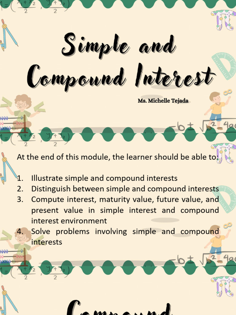 Student Copy 2nd Week 2 Compound Interest (1) | PDF
