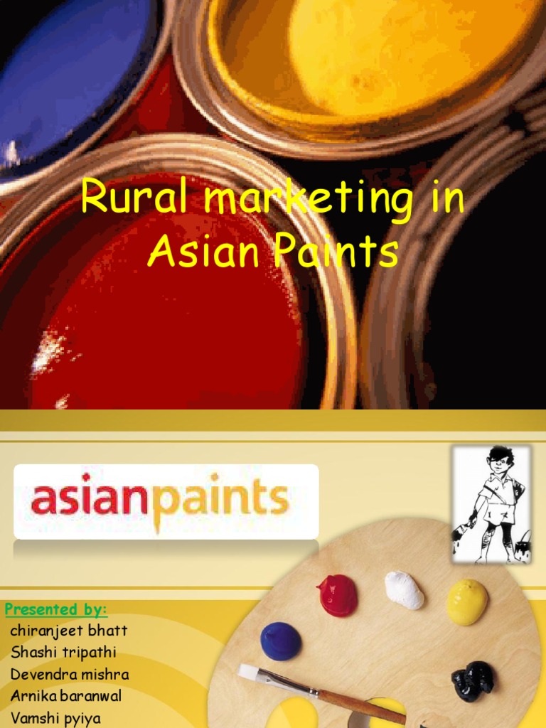 Rural Marketing Strategies of Asian Paints | PDF | Supply Chain | Marketing