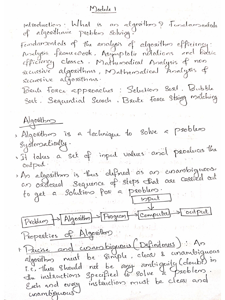 ADA Module 1 | PDF