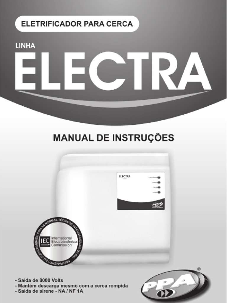 Manual de Instruções Linha Electra - Rev0 | PDF | Relé | Eletricidade
