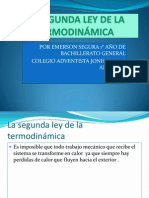 Presentacion de LA SEGUNDA LEY DE LA TERMODINÁMICA